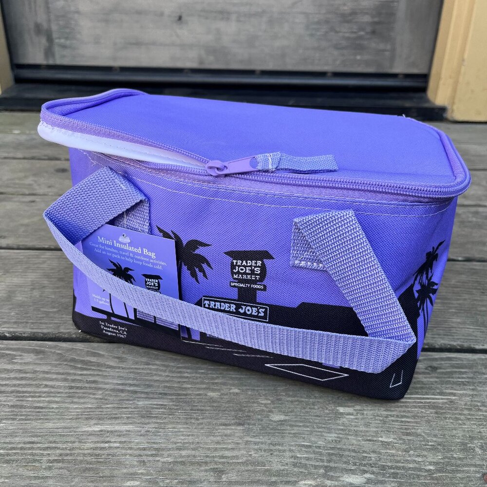Trader Joe's Mini Lavender Insulated Tote